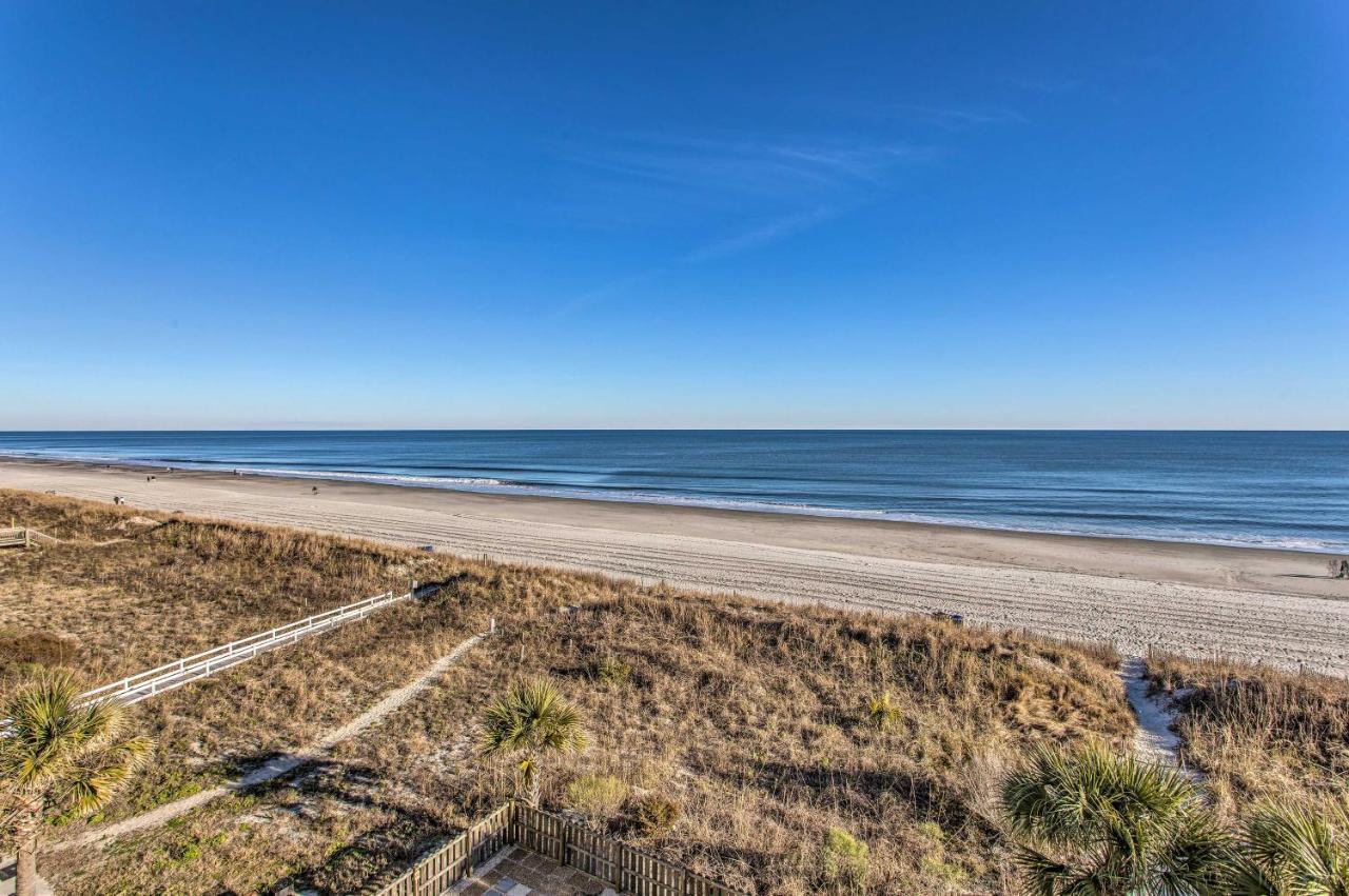 Luxury Myrtle Beach Condo Oceanfront With Hot Tub! Exterior foto